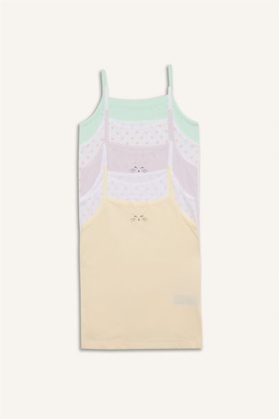 Lot de 5 Débardeurs à motifs pour fille