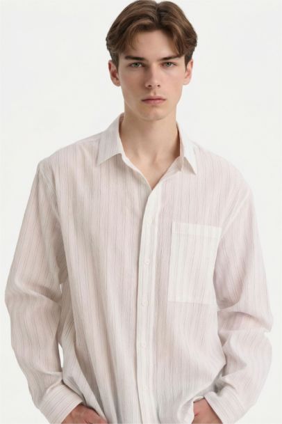 Flexible Fabric Boxy Fit Shirt
