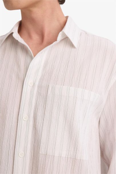 Flexible Fabric Boxy Fit Shirt