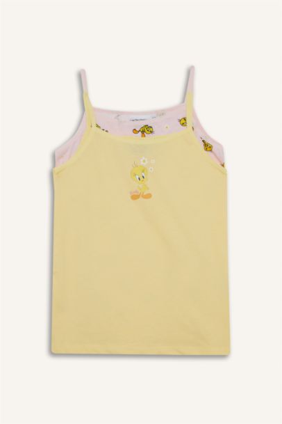 Girl 2 piece Regular Fit Looney Tunes Licensed Tank Top