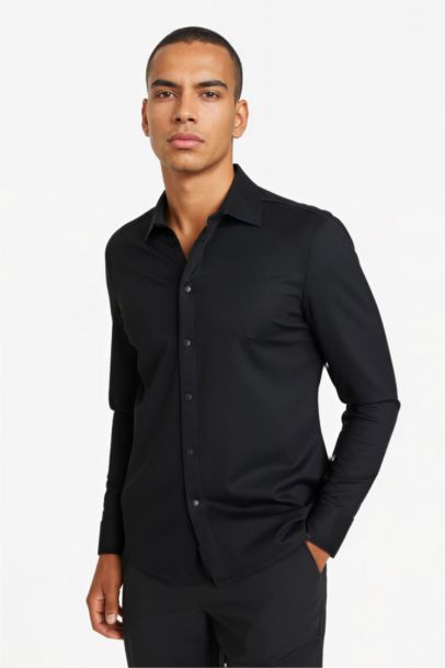 قميص كم طويل من DeFactoFit