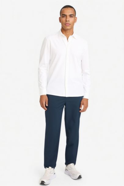 قميص كم طويل من DeFactoFit