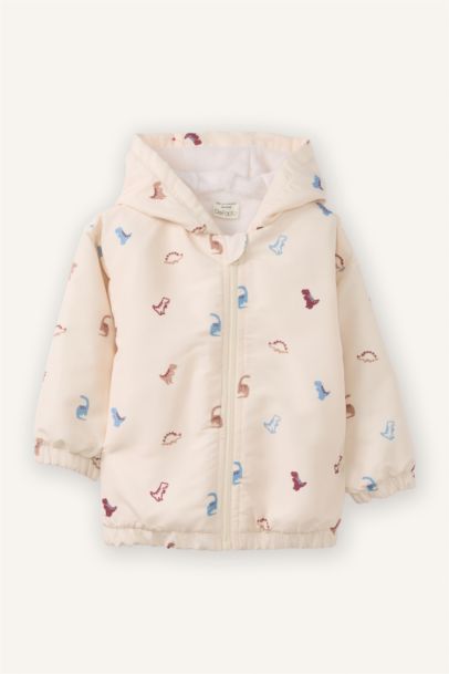 Dinazor Baskılı Su Geçirmez Yağmurluk Erkek Bebek