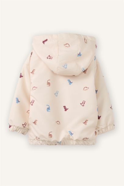 Dinazor Baskılı Su Geçirmez Yağmurluk Erkek Bebek