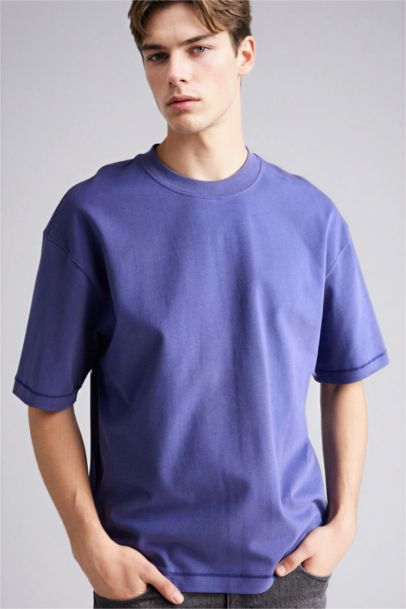 %100 Pamuk Boxy Fit Tişört