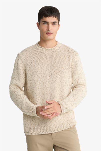 Standart Fıt Bisiklet Yaka Triko Kazak