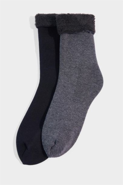 Kadın Termal 2'li Termal Kışlık Çorap