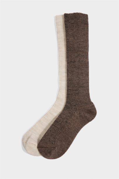 Kadın 2'li Diz Altı Çorap