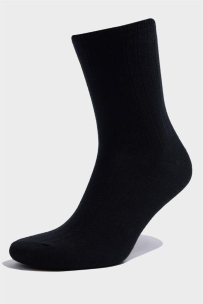 Kadın Parıltılı 3'lü Pamuklu Uzun Çorap