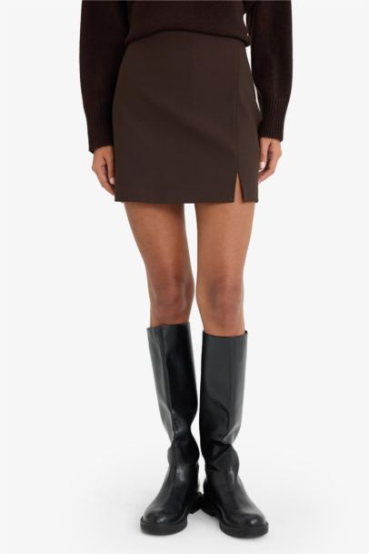 Normal Waist Mini Skirt
