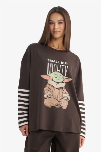 Star Wars Oversize Fit Oversized Crew Neck T-Shirt