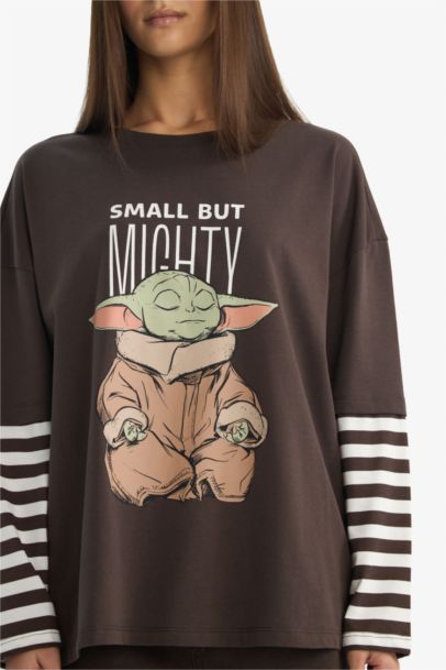 Star Wars Oversize Fit Oversized Crew Neck T-Shirt