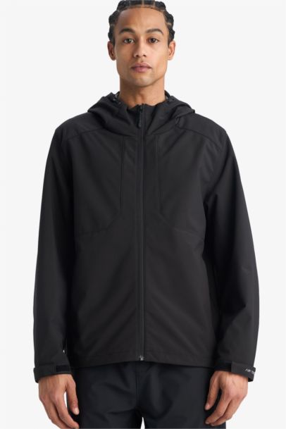 Regular Fit Hooded Windproof Waterproof Jacket