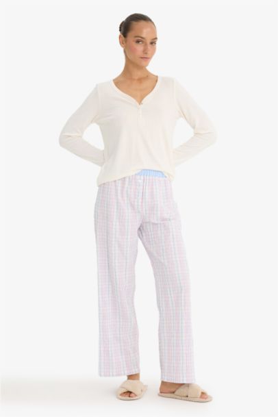 Fall in Love Regular Fit Woven Pajama Pants