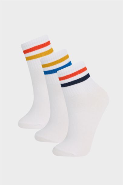 Girl 3 piece Cotton Short Sockss