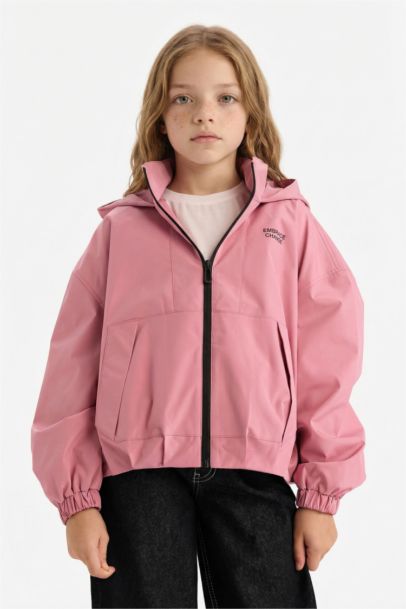 Girl Hooded Raincoat