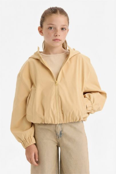 Girl Hooded Raincoat