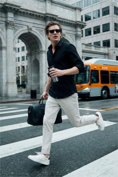 Pocketed Basic Trousers