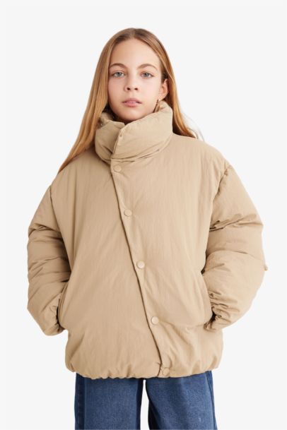 Girl High Neck Puffer Jacket