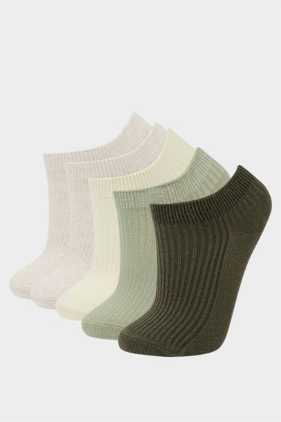 Lot de 5 Chaussettes courtes en coton pour fille