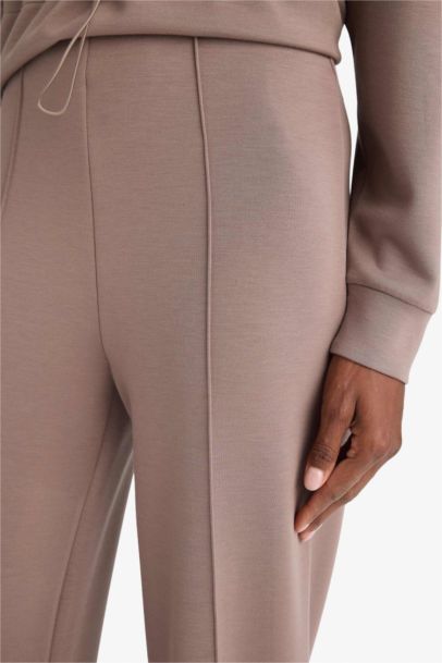 Pantalon de sport large en modal Coupe droite