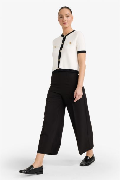 Culotte Fit Double Pocket Trousers