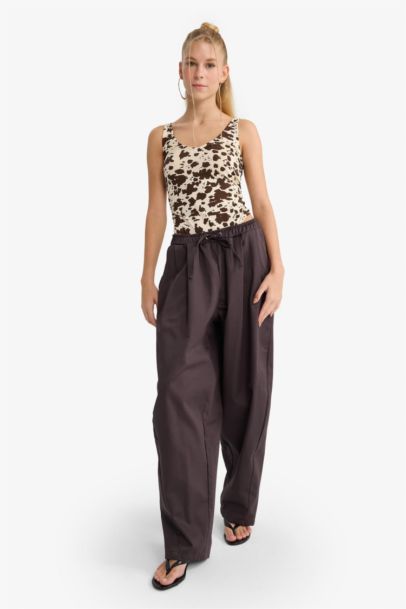 Patterned Strappy Bodysuit