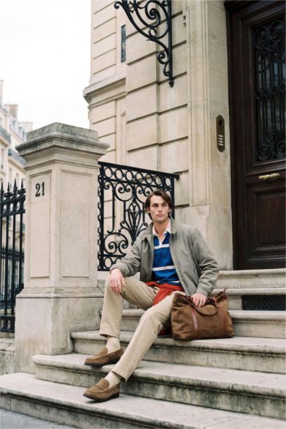 Erkek Pamuklu Smart-Casual Pantolon