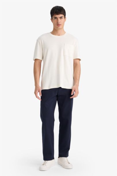 Basic Navy Blue Trousers