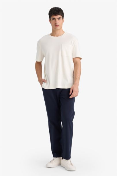 Basic Navy Blue Trousers