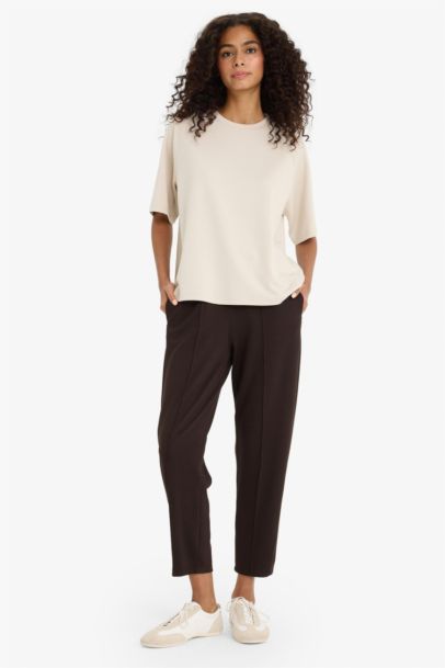 Regular Fit Beli Bağcıklı Cepli Eşofman Altı