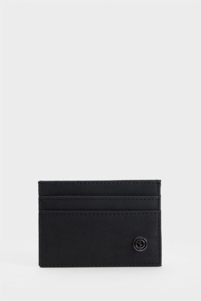 محفظة بطاقات رجالي جلد صناعي