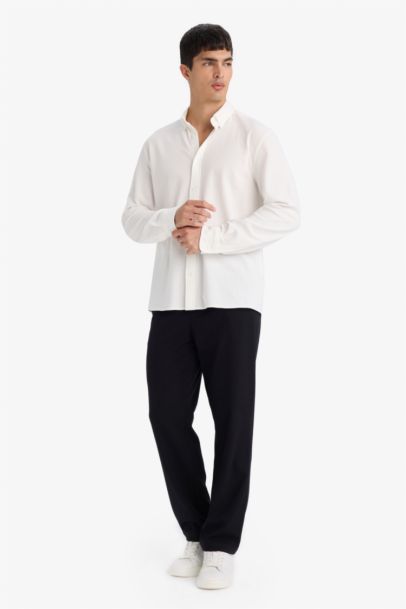 Straight Fit Trousers