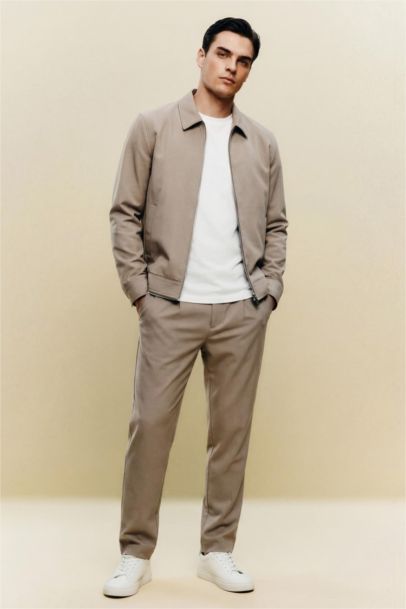 Straight Fit Trousers