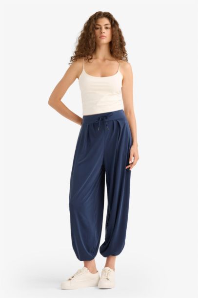 Oversize Fit Modal Trousers