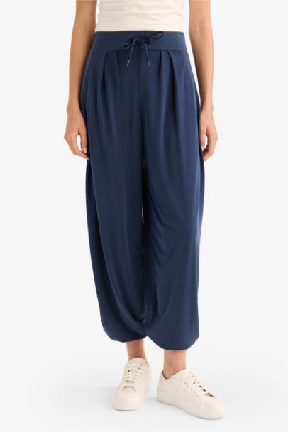 Oversize Fit Modal Trousers