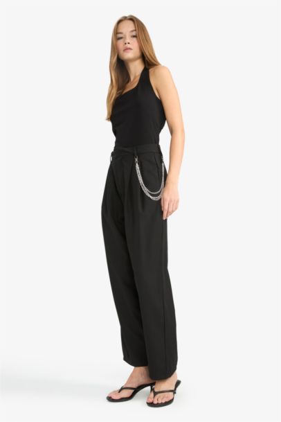 Baggy Fit Regular Waist Standard Length Trousers