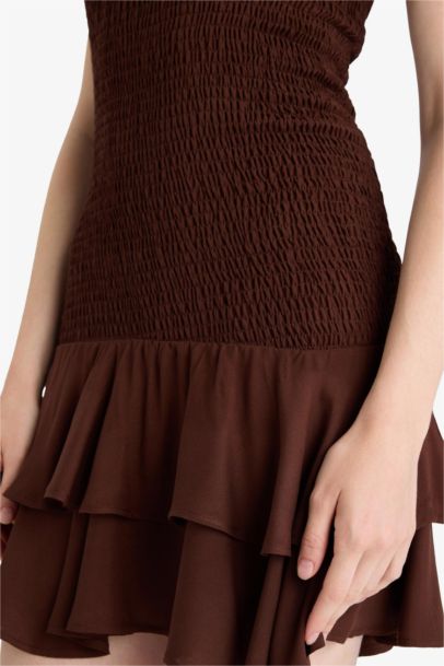 Straplez Gipeli Mini Elbise