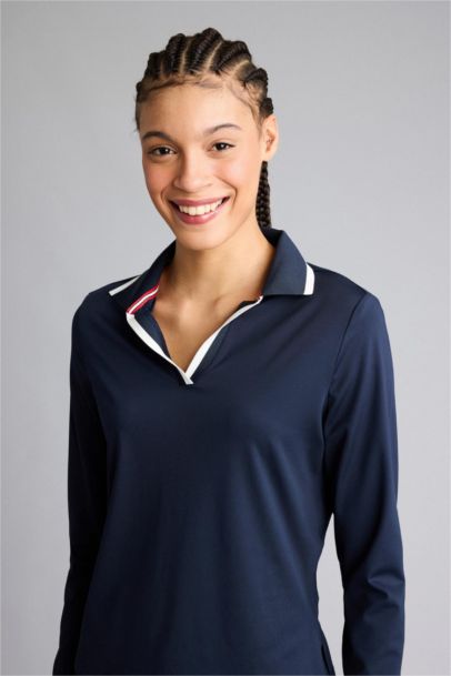 Спортивная футболка поло с длинным рукавом Standart Fit