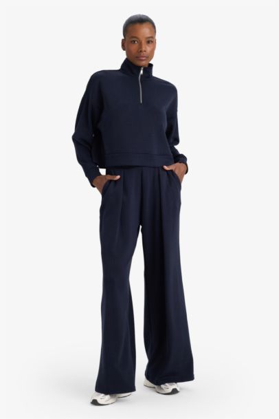 بنطرون بجامة رياضي وايد ليج برجل واسع