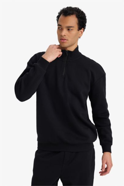 Regular Fit 2'li Takım Fermuarlı Sweatshirt Eşofman Altı