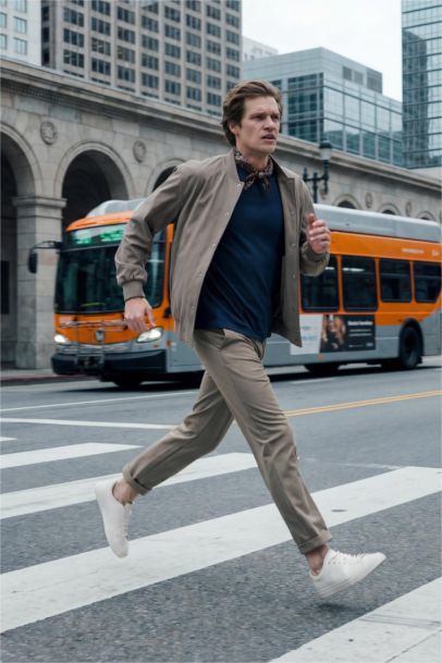 جاكيت خفيف سليم فيت مبطن