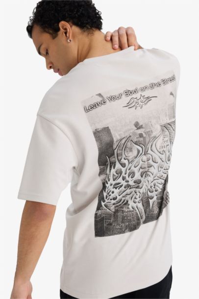 Boxy Fit Crew Neck T-shirt