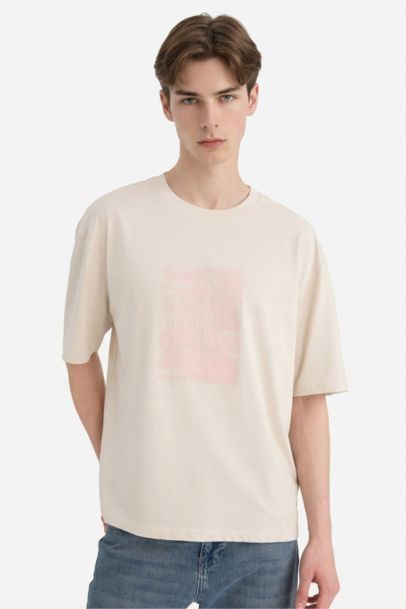 %100 Pamuk Boxy Fit Tişört