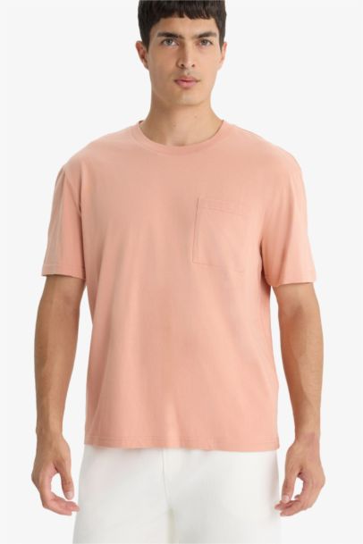 تيشيرت نص ردن ممشط بياخو مستديرة