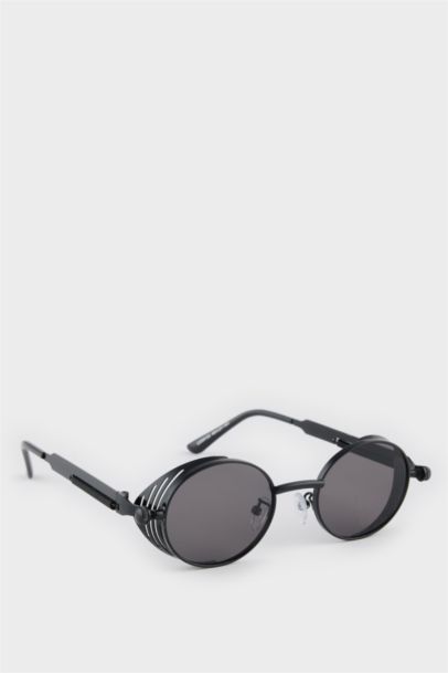 DCEY x DeFacto Kadın Metal Çerçeveli Yuvarlak Cam Güneş Gözlüğü