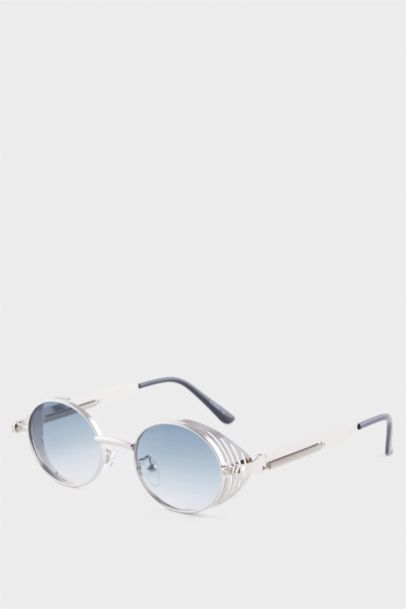 DCEY x DeFacto Kadın Metal Çerçeveli Yuvarlak Cam Güneş Gözlüğü