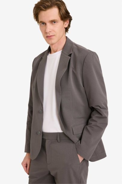 Modern Fit Crinkle Blazer