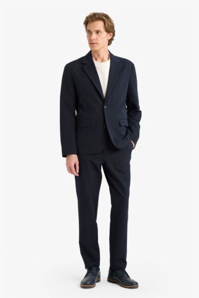 Modern Fit Crinkle Blazer