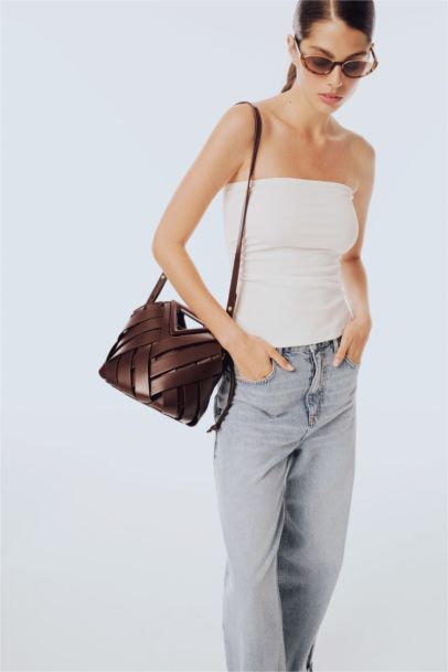 DCEY x DeFacto Kadın Kedi Gözü Formunda Leopar Güneş Gözlüğü